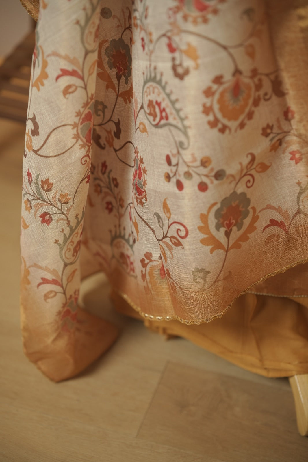 Semi Chanderi Salwar TSS01738