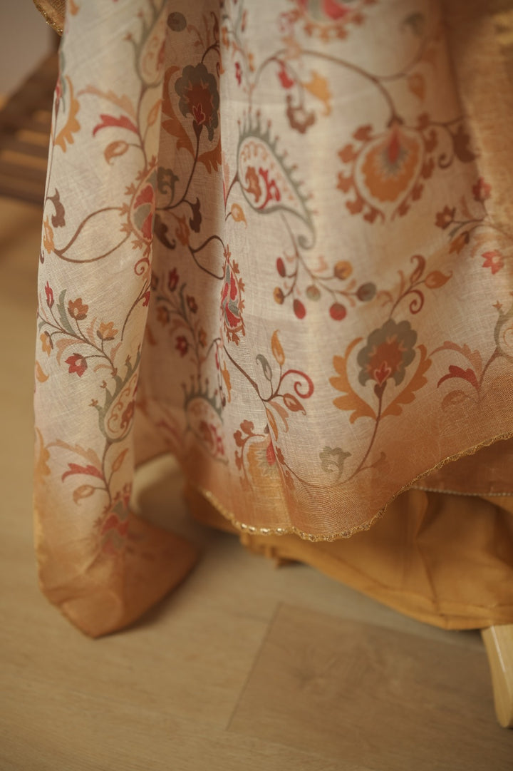 Semi Chanderi Salwar TSS01738