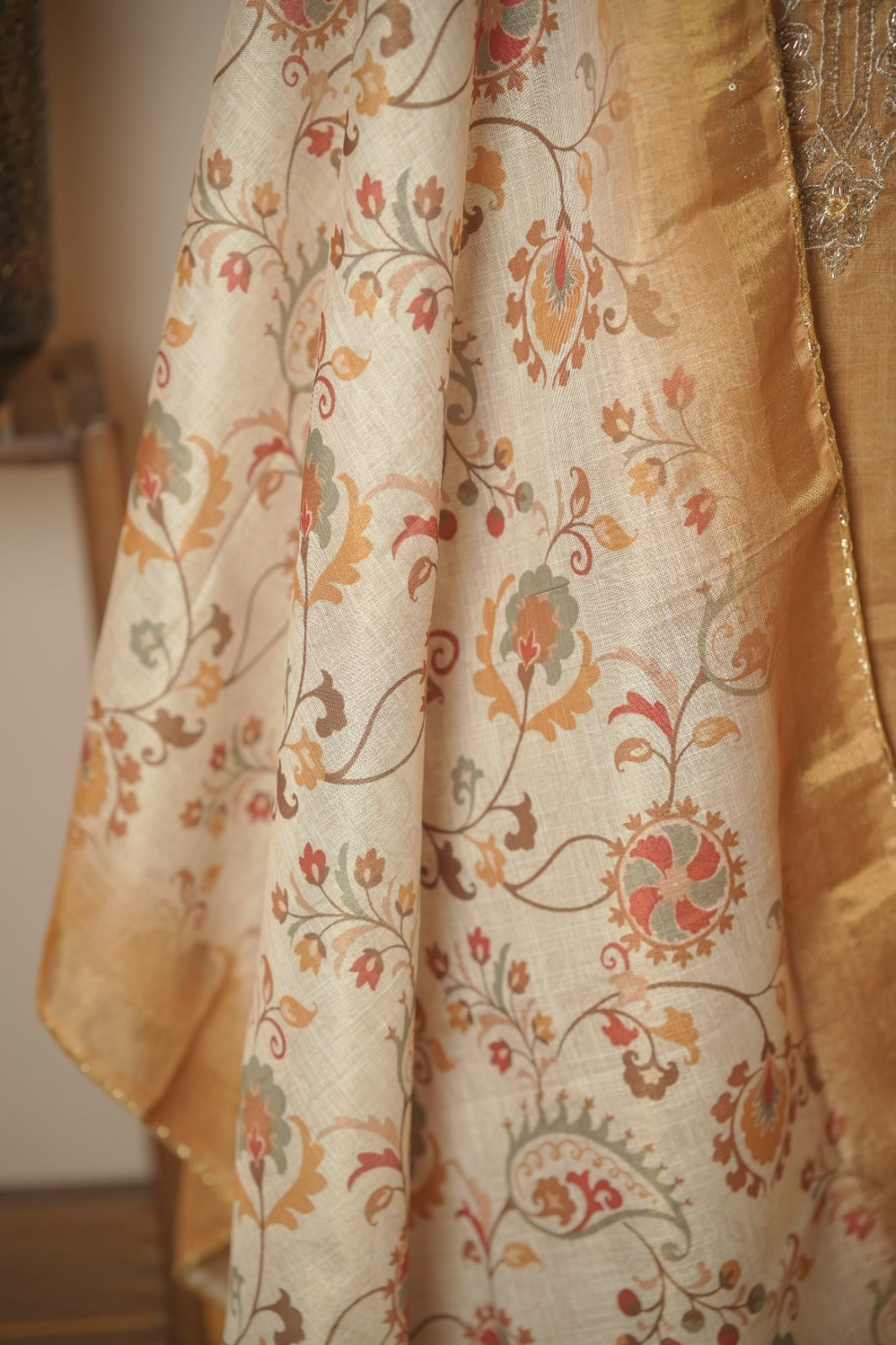 Semi Chanderi Salwar TSS01738
