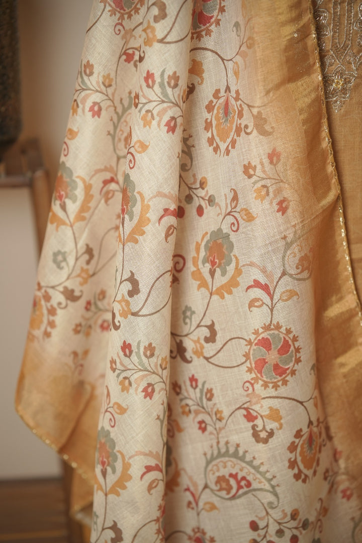 Semi Chanderi Salwar TSS01738