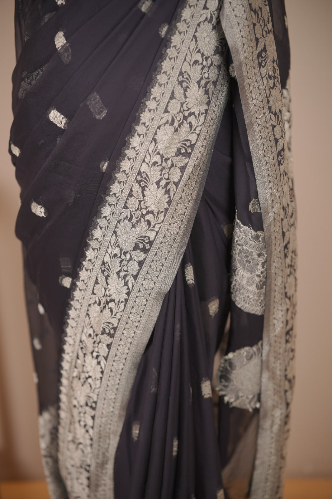Georgette Banarasi Saree TSA01808