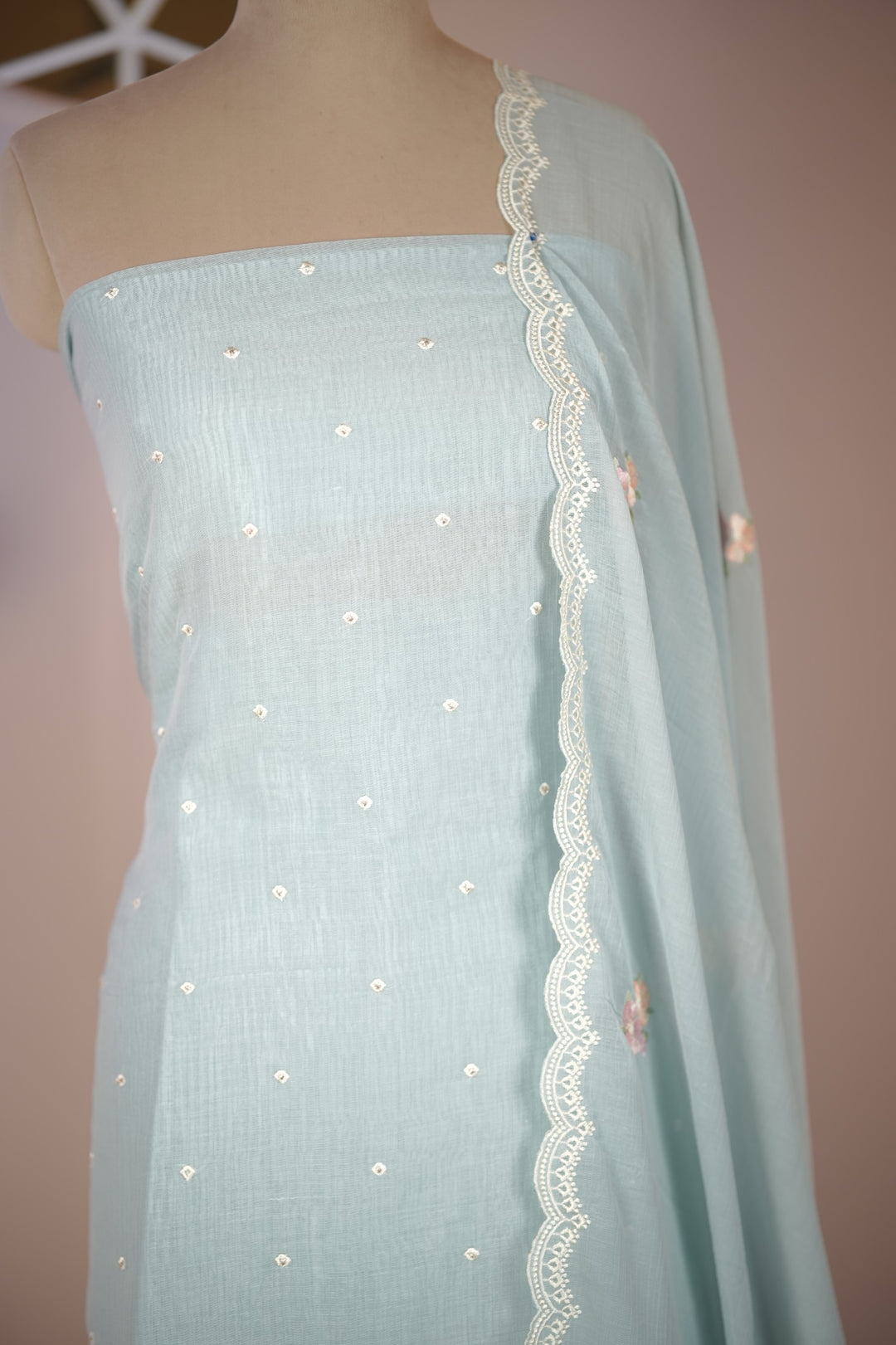 Semi Chanderi Salwar TSS01751