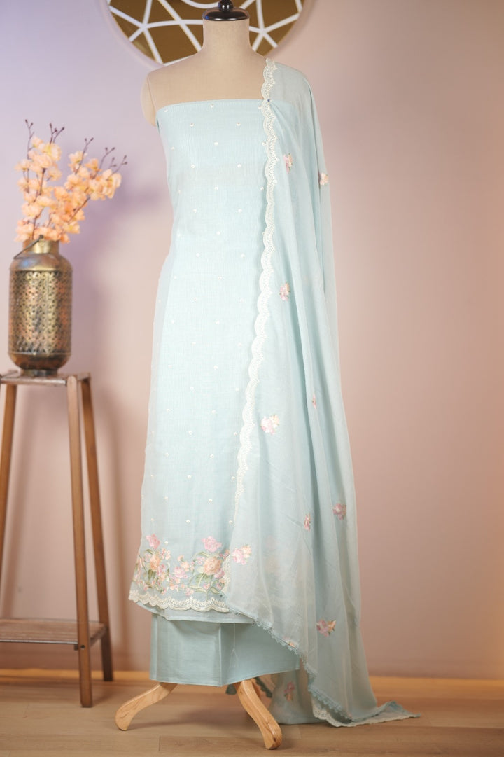 Semi Chanderi Salwar TSS01751