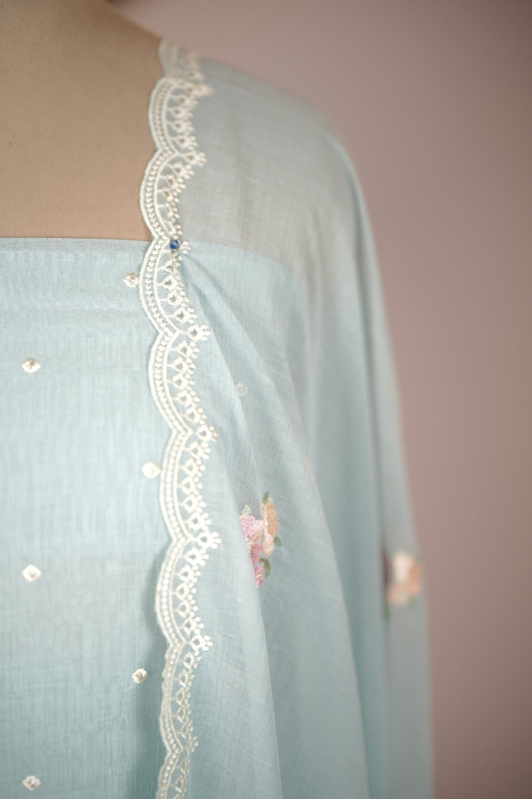 Semi Chanderi Salwar TSS01751