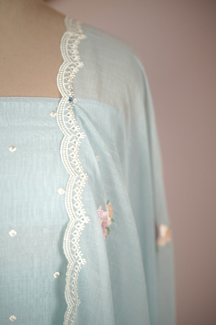 Semi Chanderi Salwar TSS01751