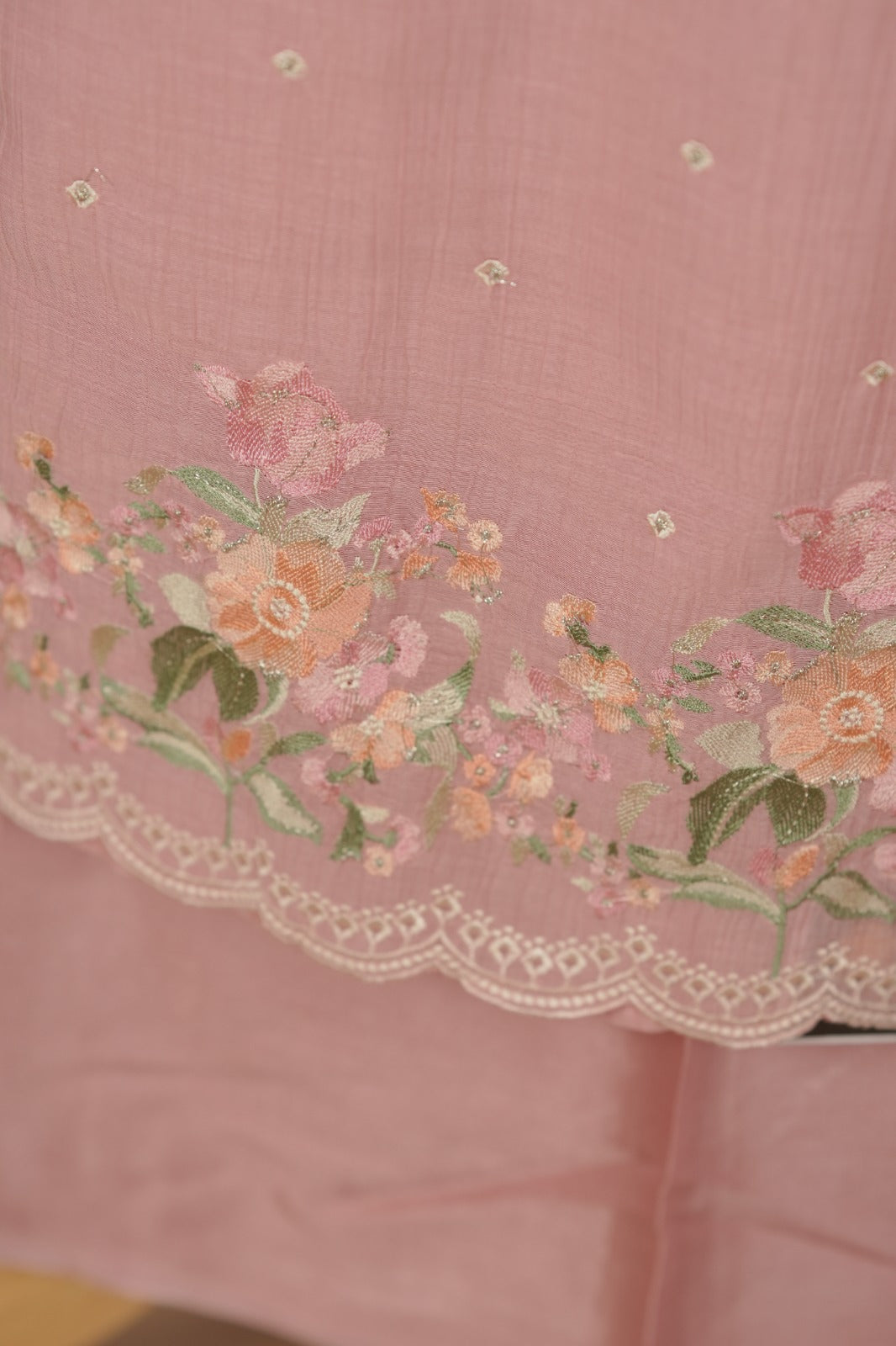 Semi Chanderi Salwar TSS01762