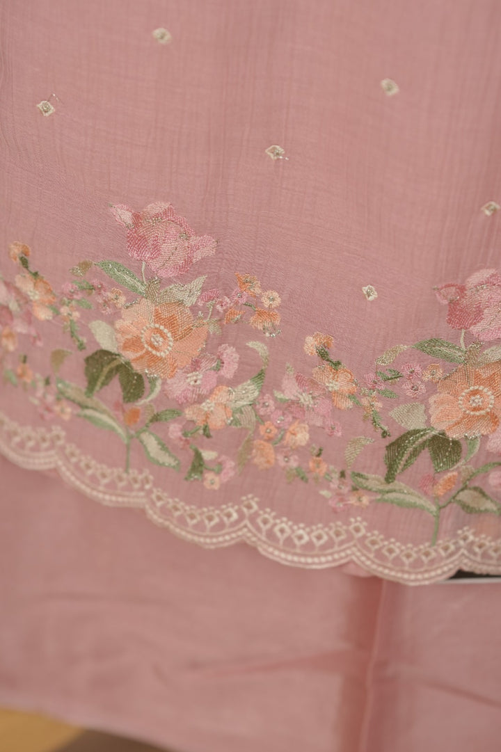 Semi Chanderi Salwar TSS01762