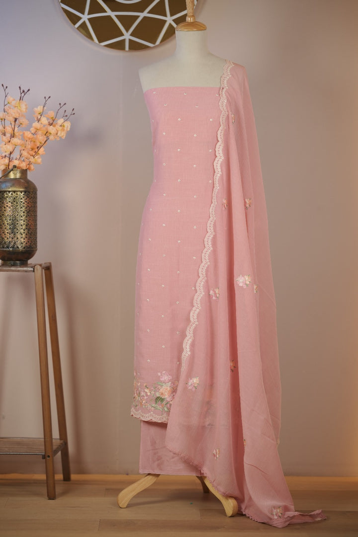 Semi Chanderi Salwar TSS01762