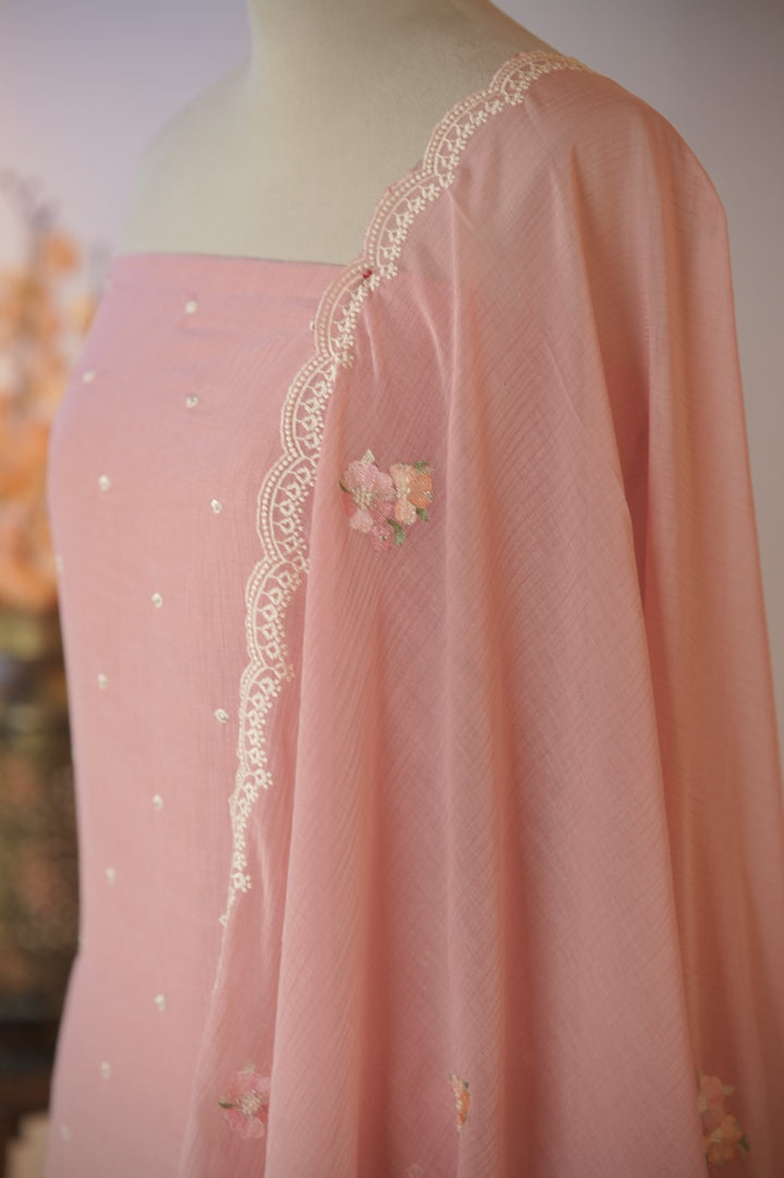 Semi Chanderi Salwar TSS01762