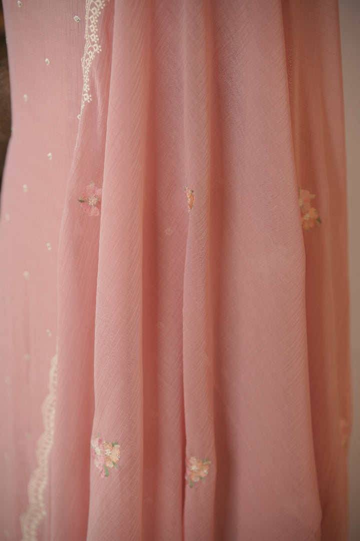 Semi Chanderi Salwar TSS01762