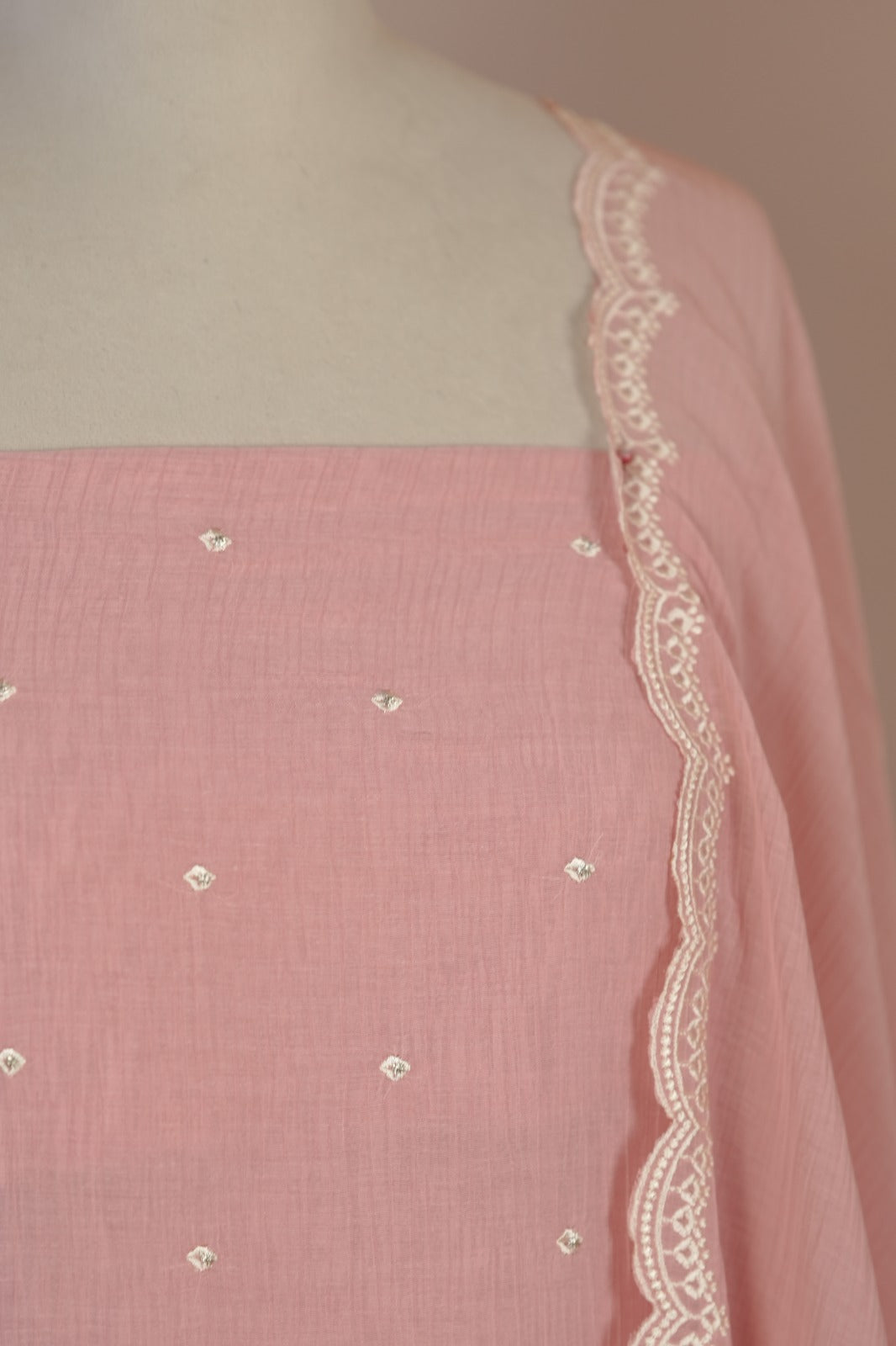 Semi Chanderi Salwar TSS01762