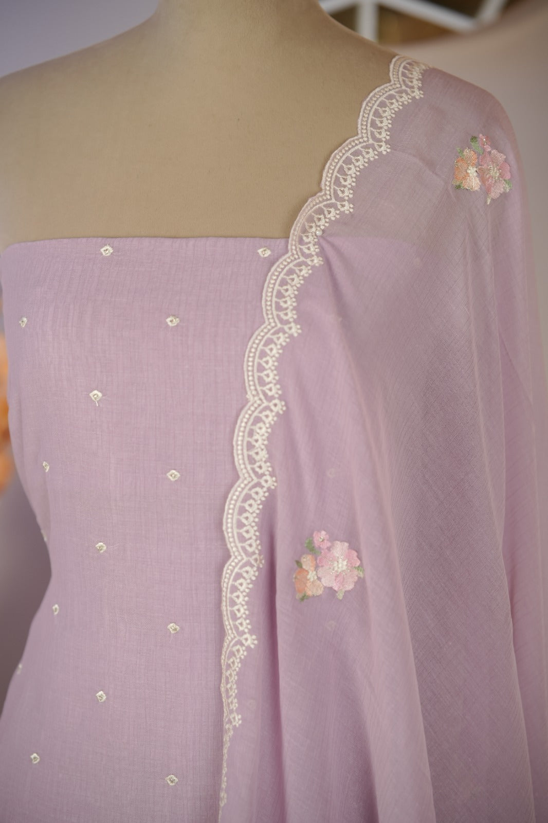 Semi Chanderi Salwar TSS01763