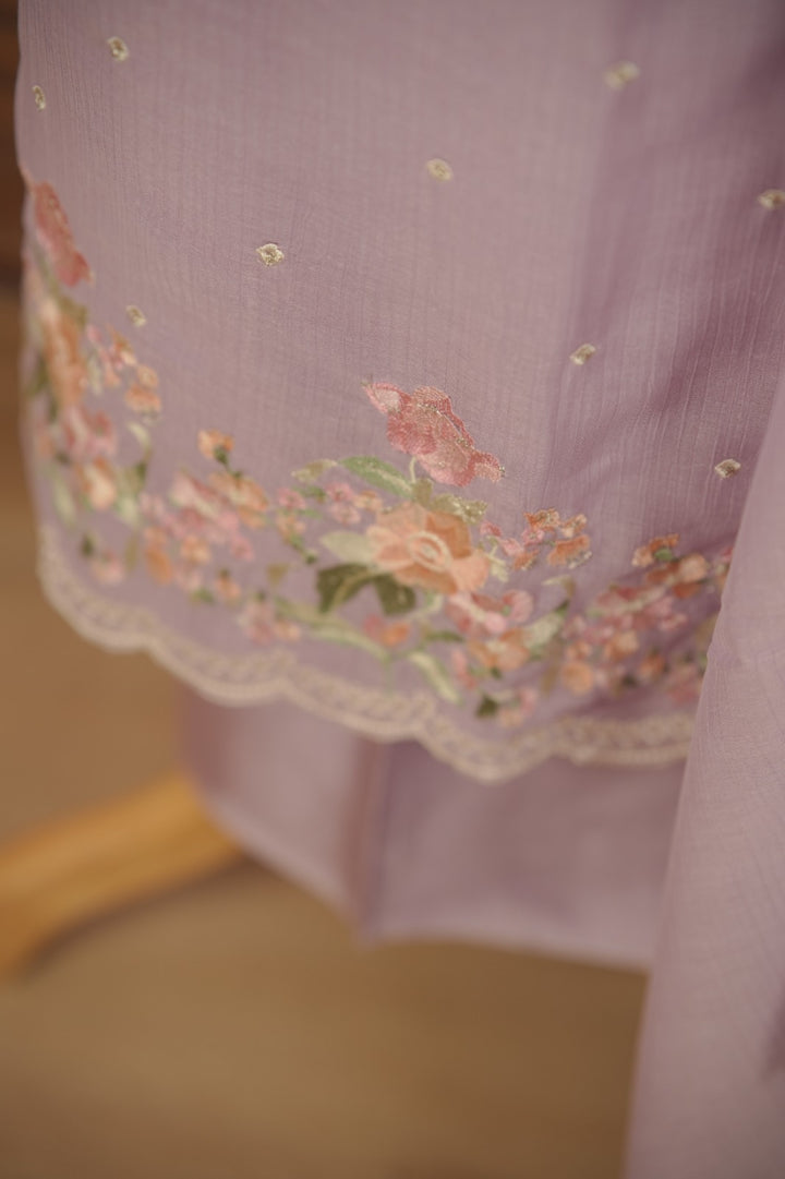 Semi Chanderi Salwar TSS01763