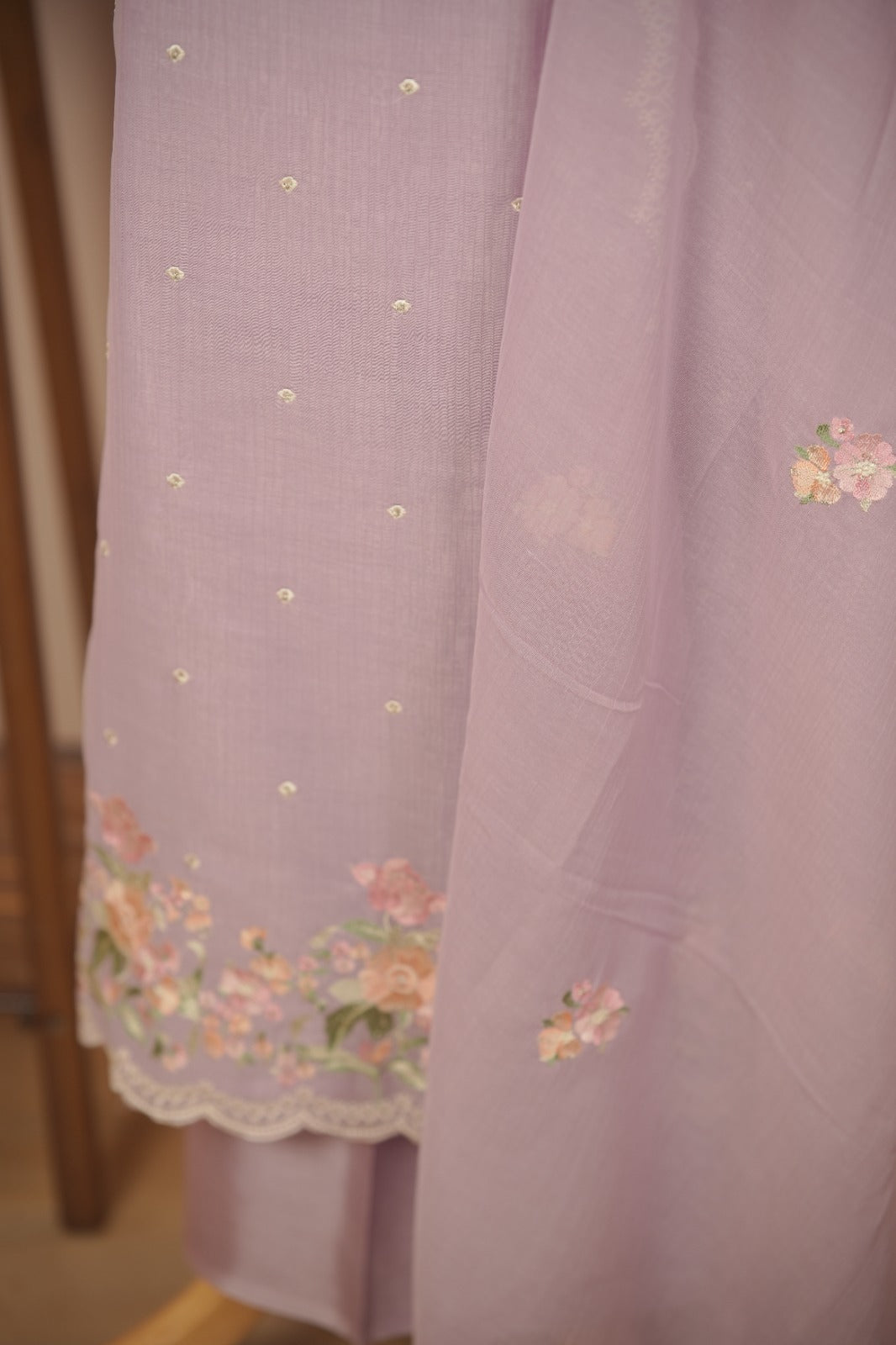 Semi Chanderi Salwar TSS01763