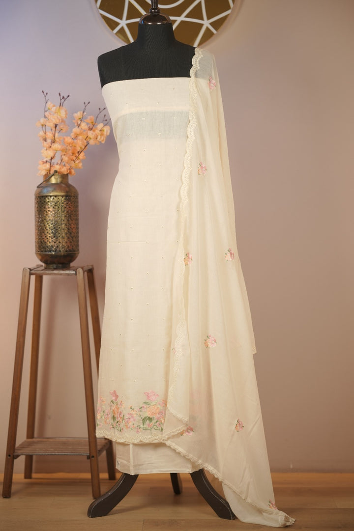 Semi Chanderi Salwar TSS01764