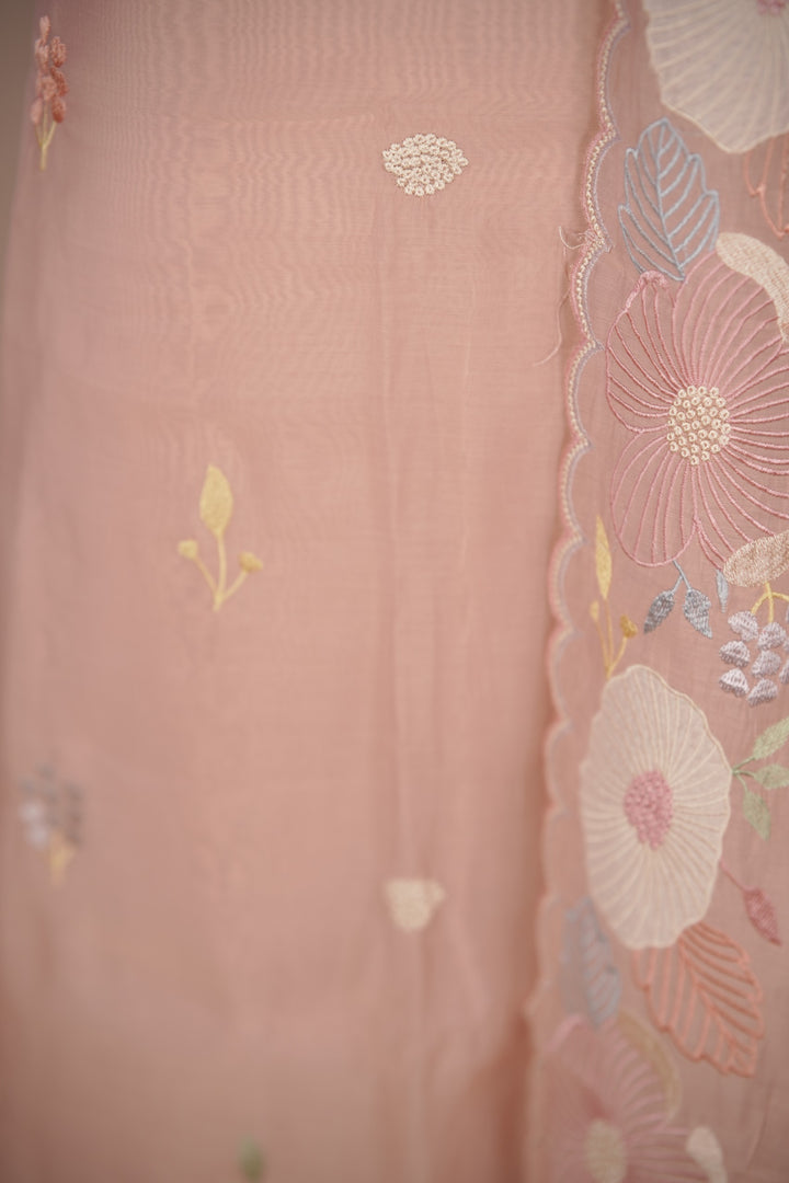 Semi Chanderi Salwar TSS01752