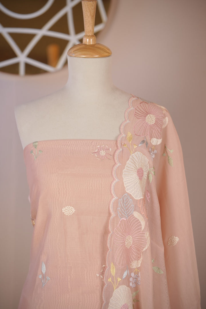 Semi Chanderi Salwar TSS01752