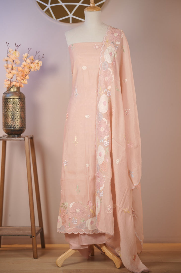 Semi Chanderi Salwar TSS01752