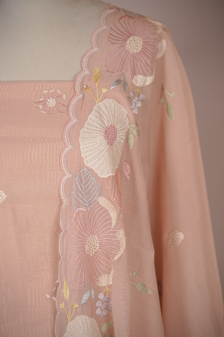 Semi Chanderi Salwar TSS01752