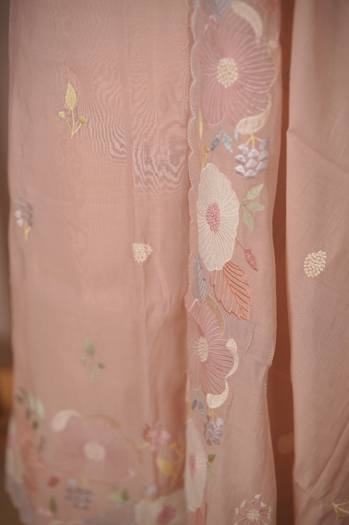 Semi Chanderi Salwar TSS01752