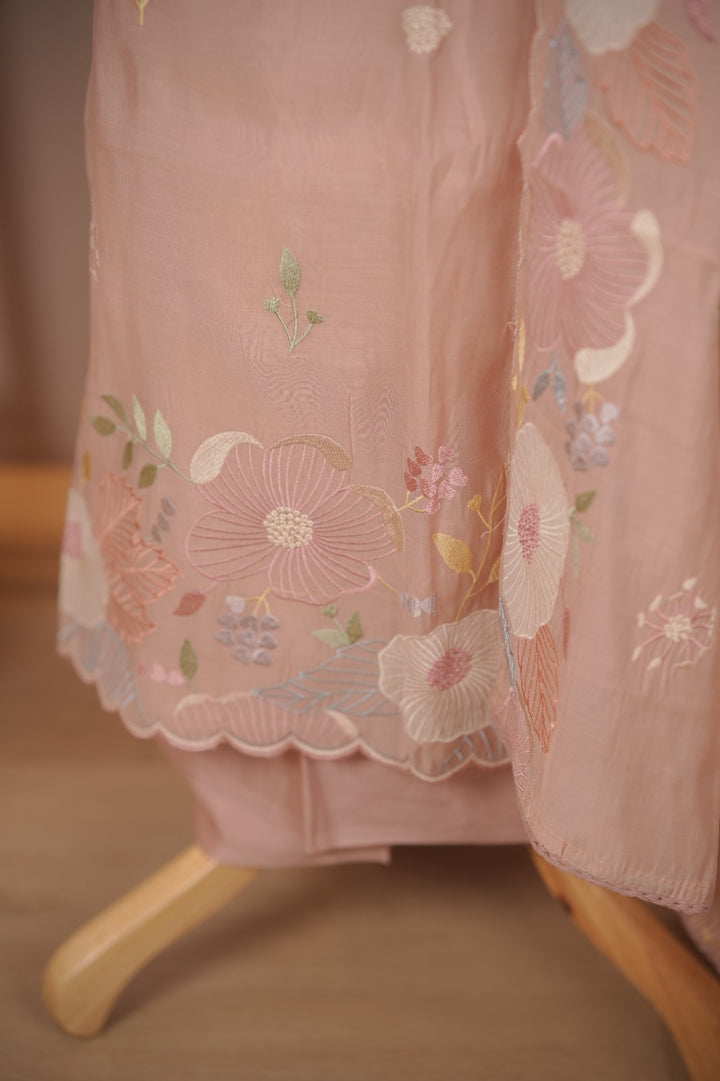 Semi Chanderi Salwar TSS01752