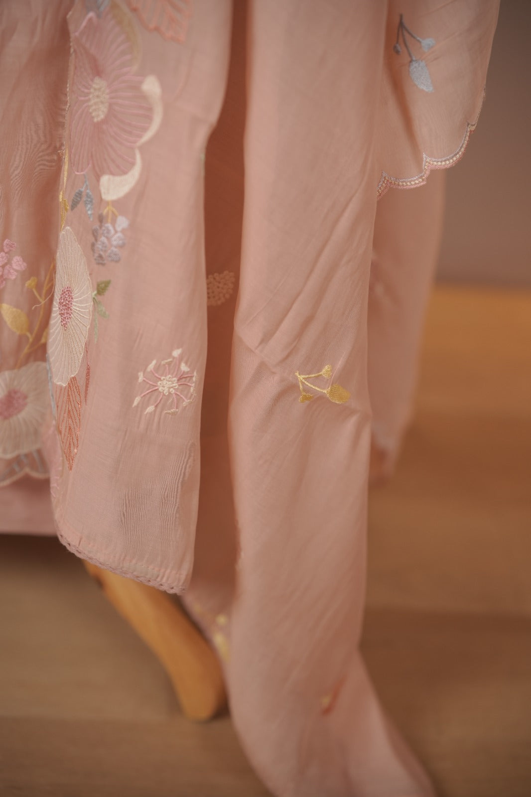 Semi Chanderi Salwar TSS01752