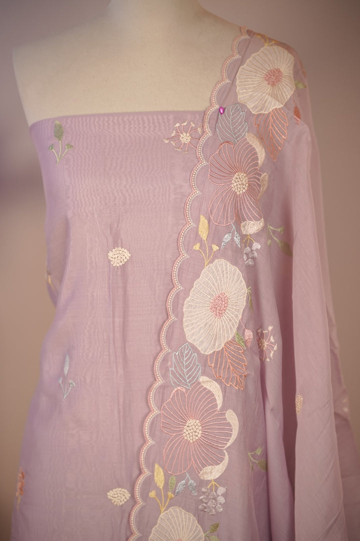 Semi Chanderi Salwar TSS01755