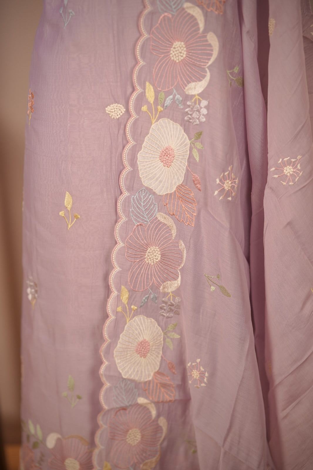 Semi Chanderi Salwar TSS01755