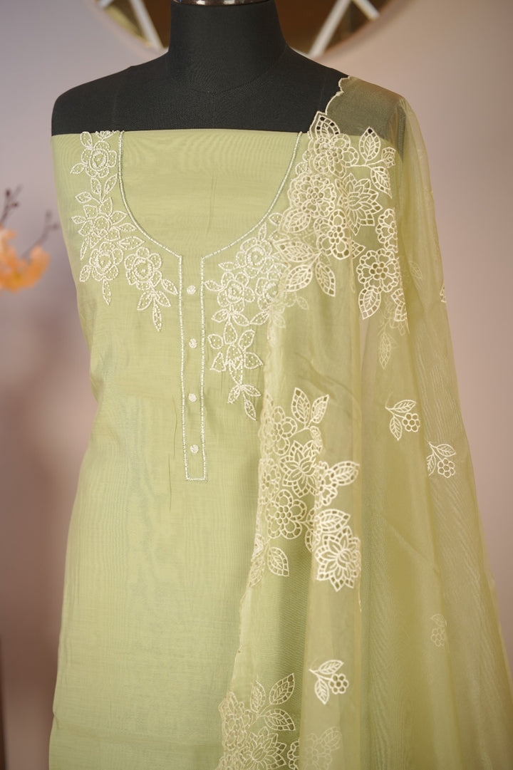 Semi Chanderi Salwar TSS01771