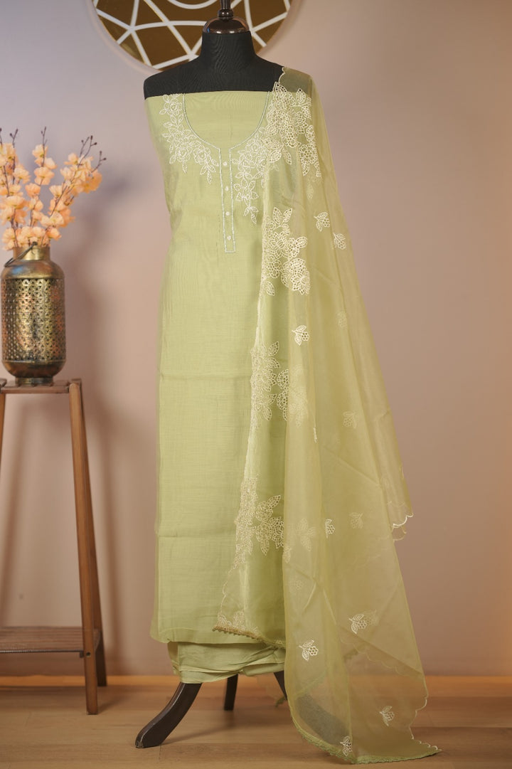 Semi Chanderi Salwar TSS01771