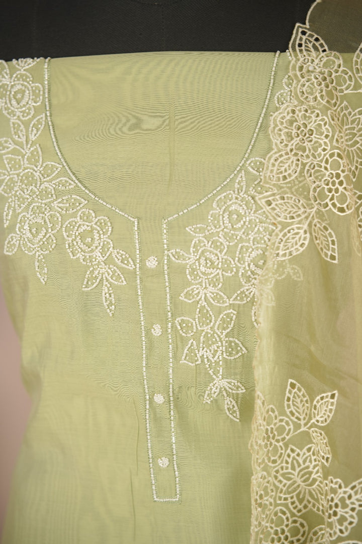 Semi Chanderi Salwar TSS01771