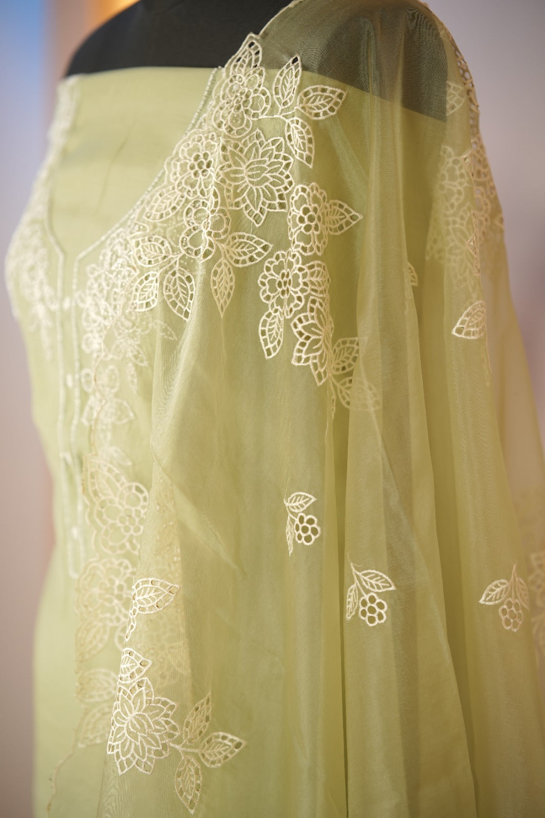 Semi Chanderi Salwar TSS01771