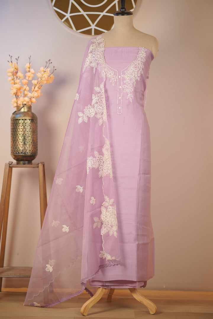 Semi Chanderi Salwar TSS01774