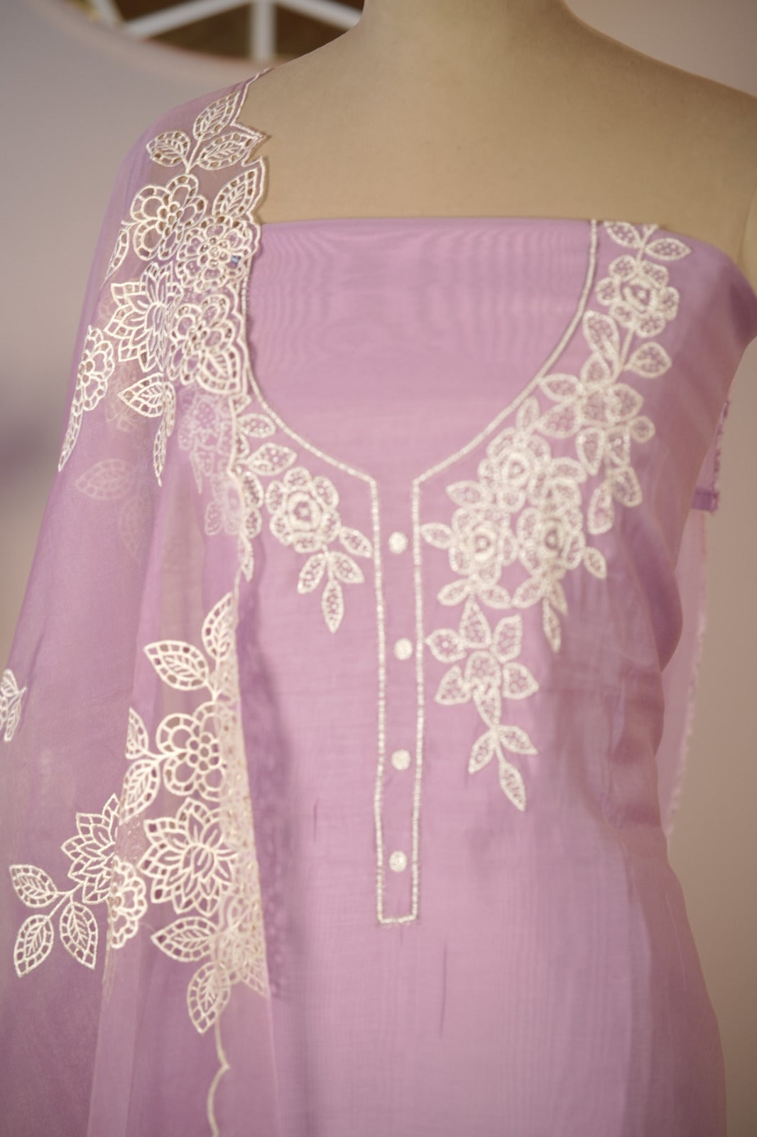 Semi Chanderi Salwar TSS01774