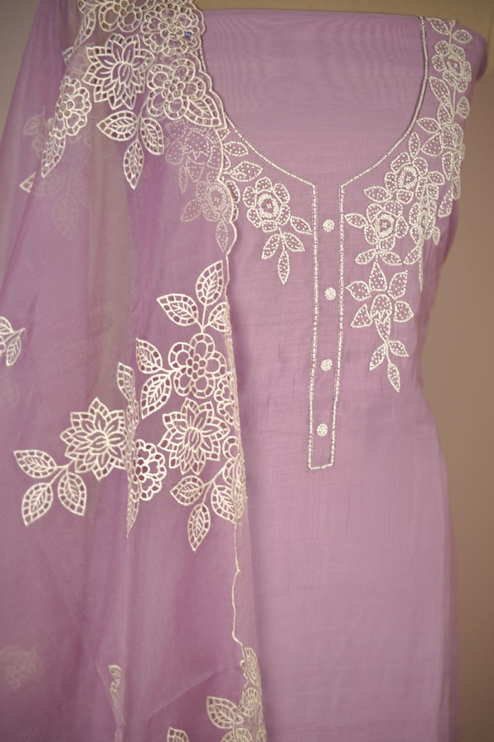 Semi Chanderi Salwar TSS01774