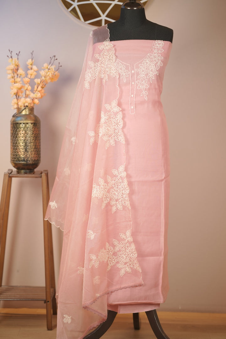 Semi Chanderi Salwar TSS01772