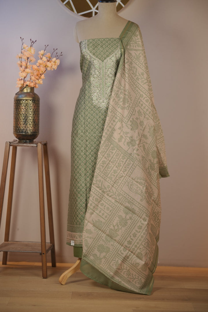 Semi Chanderi Salwar TSS01760