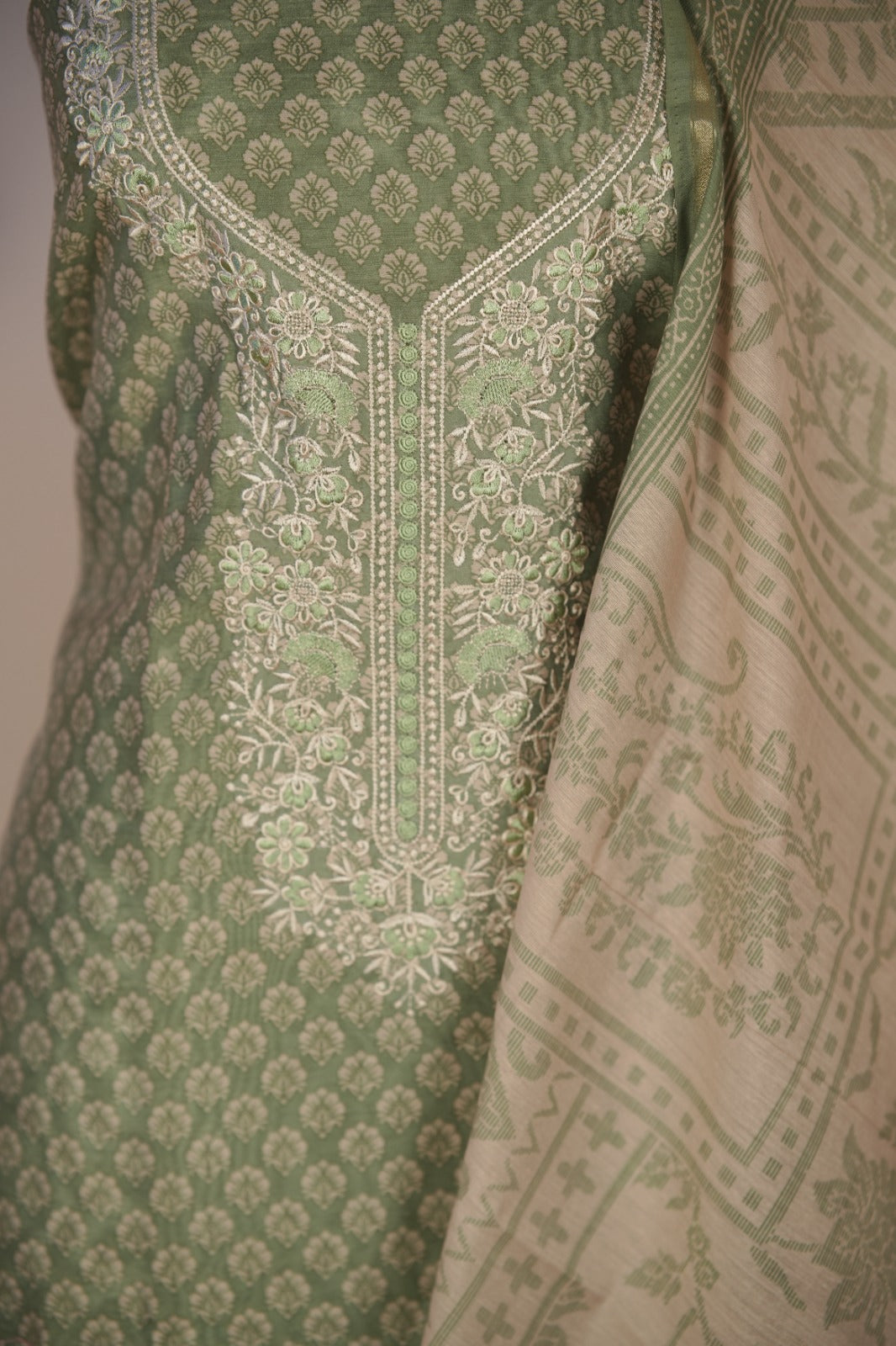 Semi Chanderi Salwar TSS01760