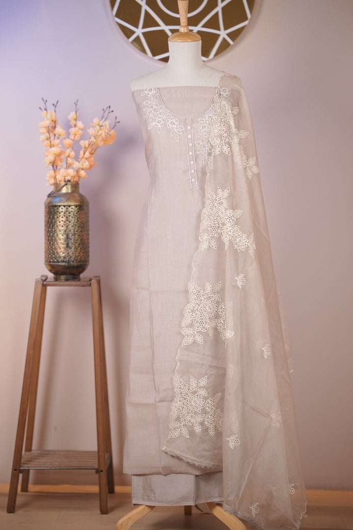 Semi Chanderi Salwar TSS01773