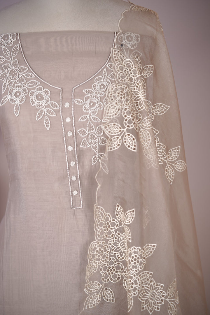 Semi Chanderi Salwar TSS01773