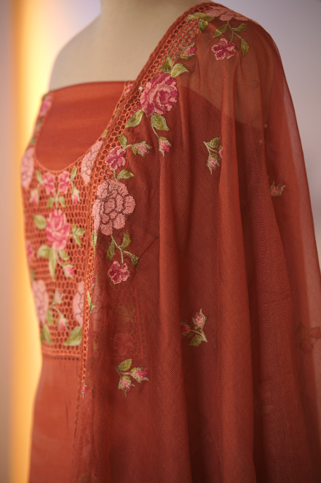 Chanderi salwar TSS01753