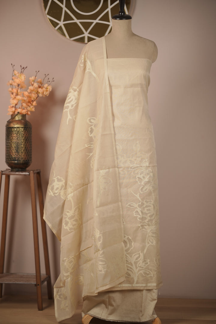 Semi Chanderi salwar TSS01744