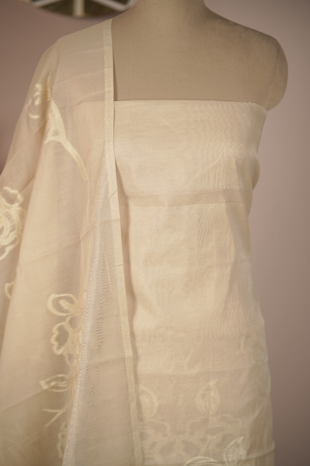 Semi Chanderi salwar TSS01744