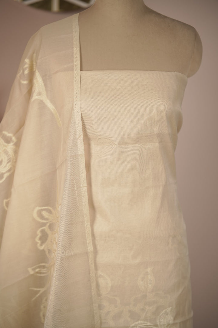 Semi Chanderi salwar TSS01744