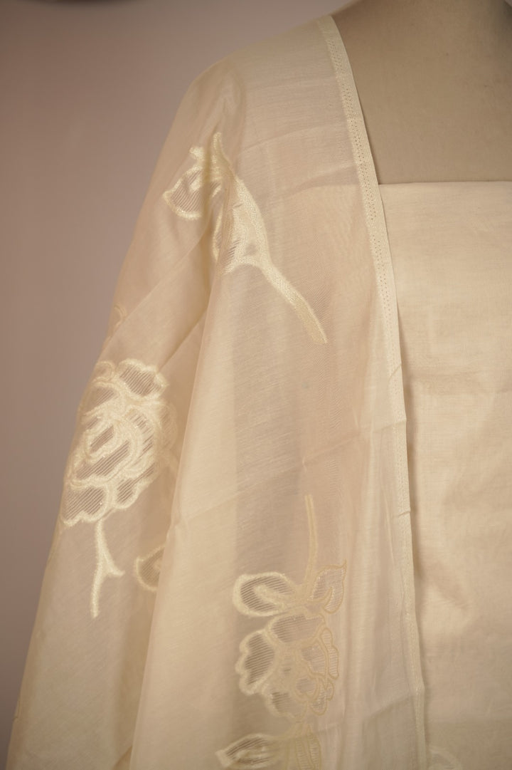 Semi Chanderi salwar TSS01744