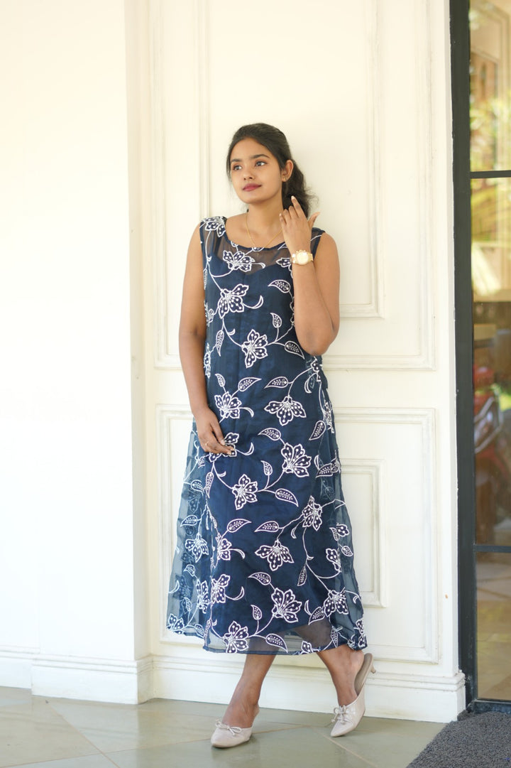 Floral Organza dress FS1074