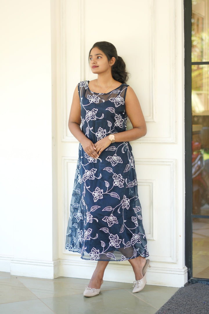 Floral Organza dress FS1074