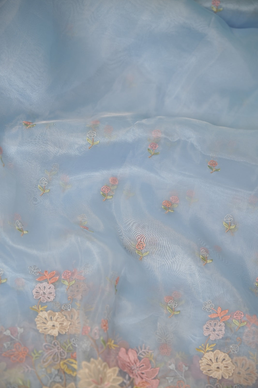 Glass Organza Saree TSA5938