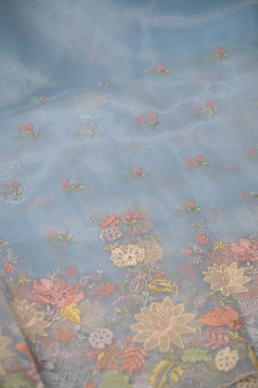 Glass Organza Saree TSA5938