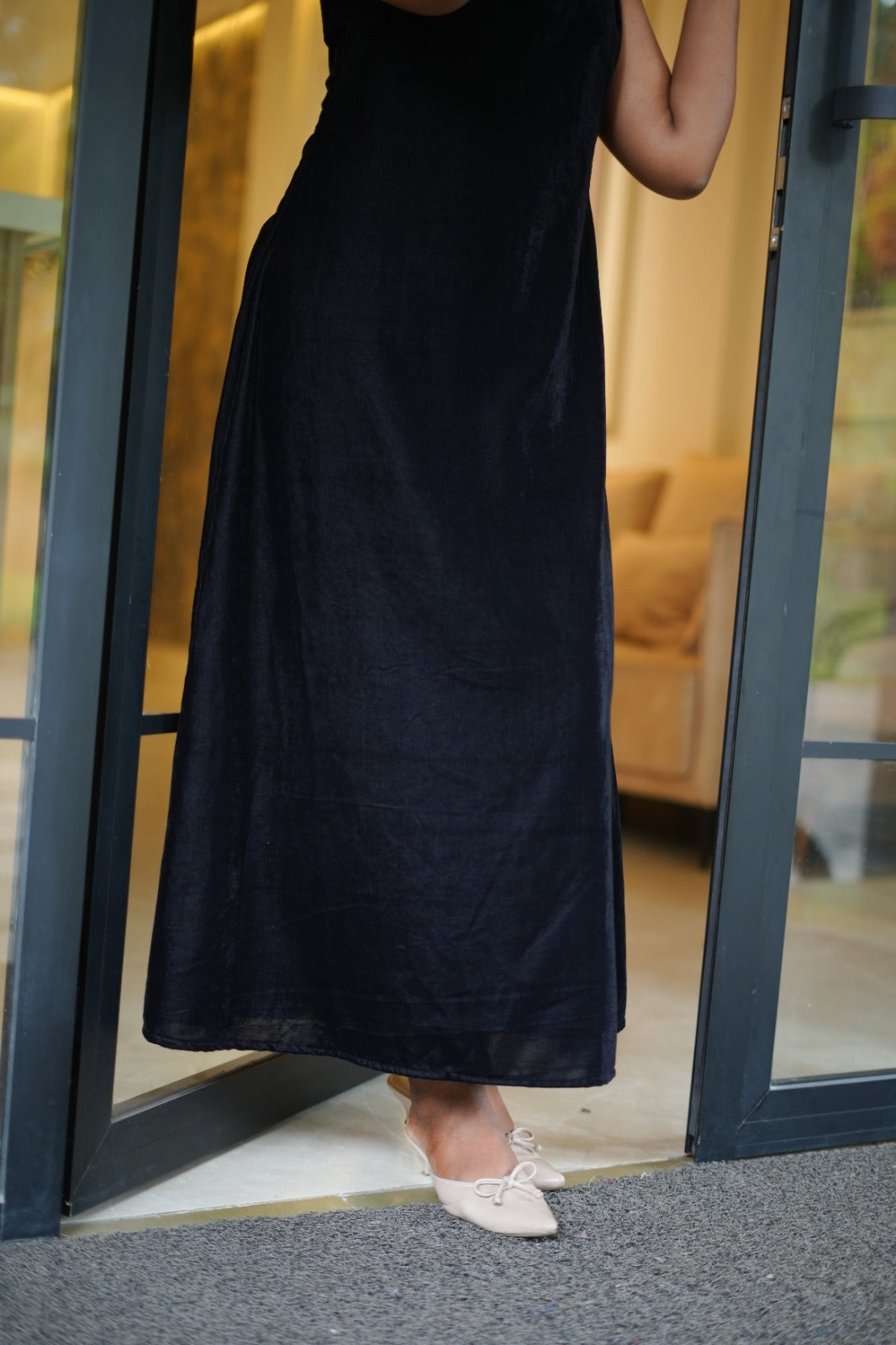 Black Velvet dress FS1068